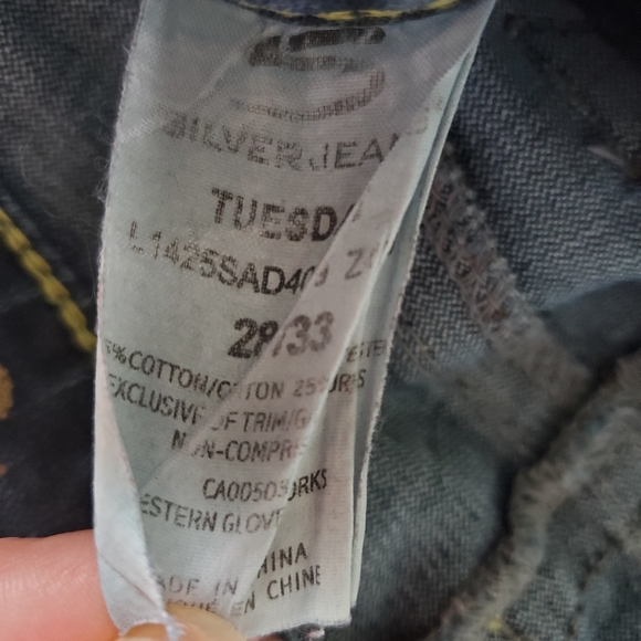 Silver jeans flare "Tuesday" - Picture 4 of 4